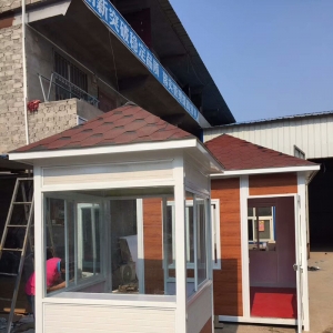 雕花板崗亭